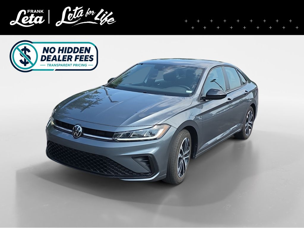 Gray 2025 Volkswagen Jetta Sedan Front-Wheel Drive 8-Speed Automatic