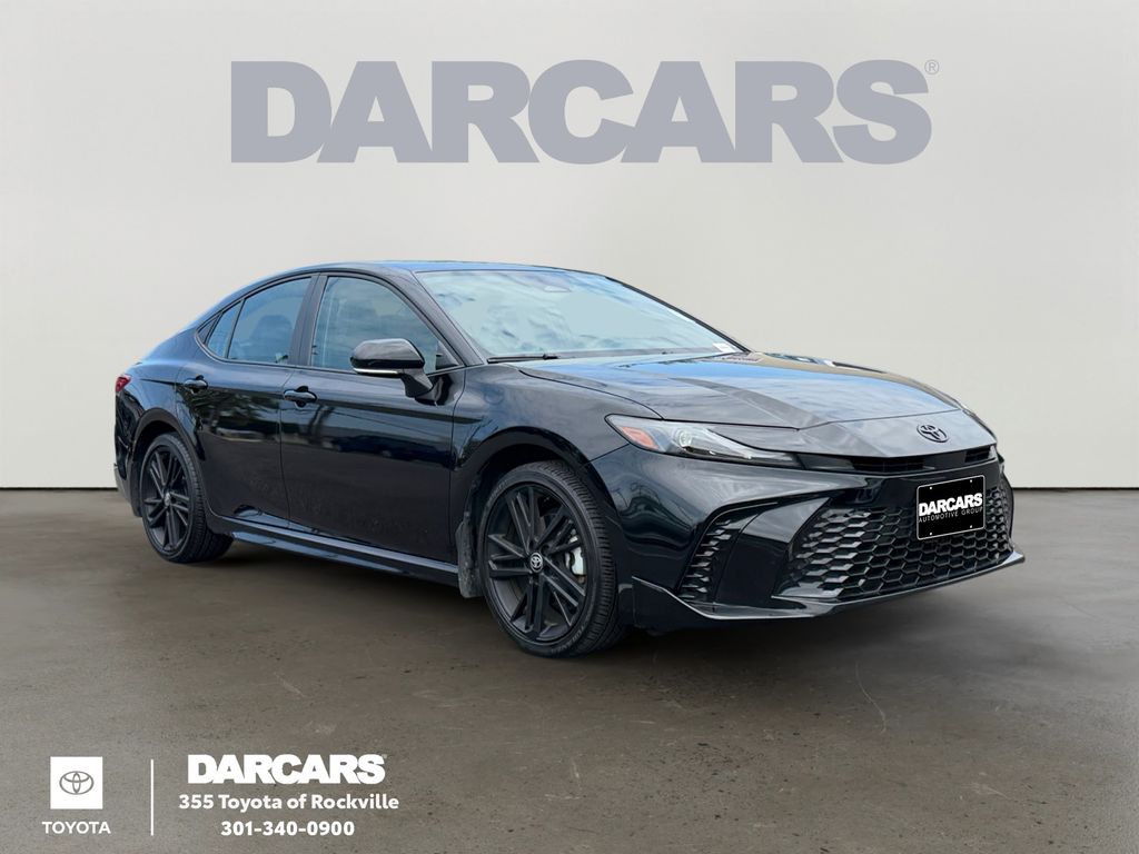 Midnight Black Metallic 2026 Toyota Camry Sedan All-Wheel Drive Continuously Variable Transmission