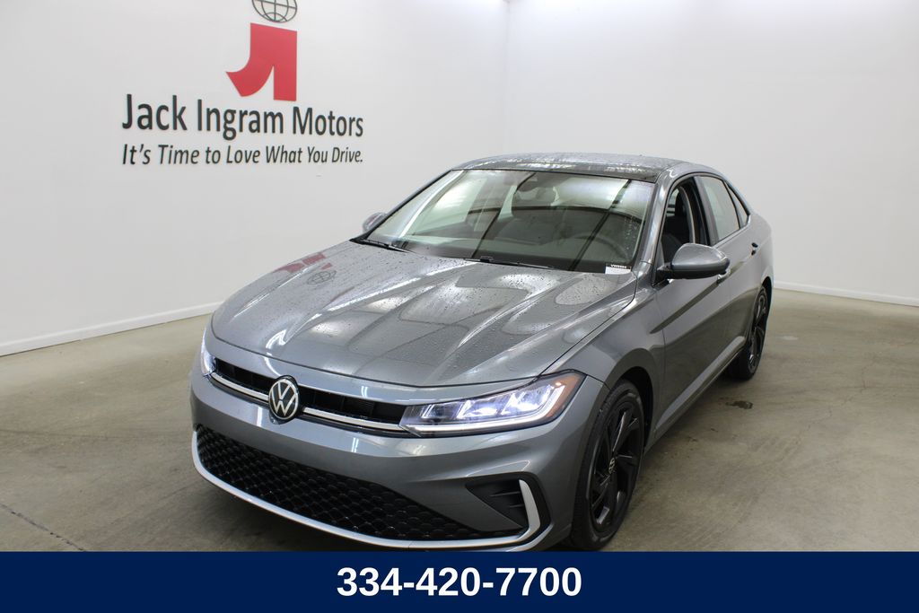 Gray (Platinum) 2026 Volkswagen Jetta Sedan Front-Wheel Drive 8-Speed Automatic