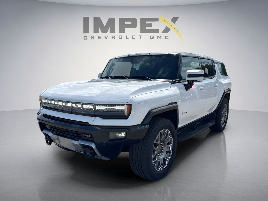 Interstellar White 2025 GMC Hummer EV SUV SUV / Crossover All-Wheel Drive 1-Speed Automatic