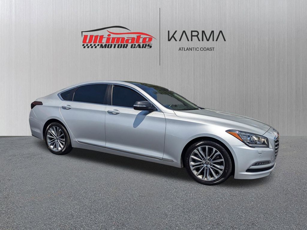 Santiago Silver Metallic 2017 Genesis G80 3.8L Sedan Rear-Wheel Drive 8-Speed Automatic