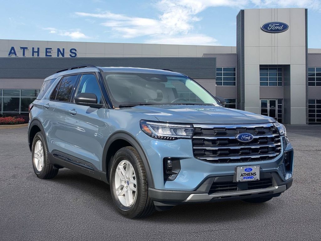 Vapor Blue 2026 Ford Explorer SUV / Crossover Rear-Wheel Drive Automatic