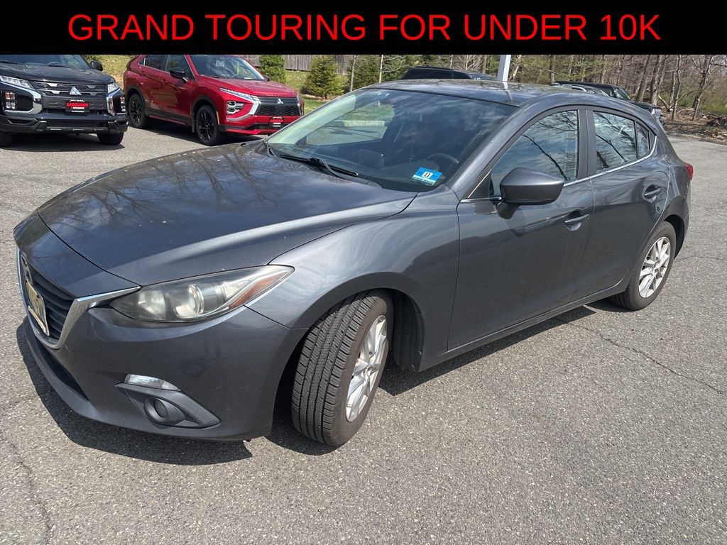 Meteor Gray Mica 2015 Mazda MAZDA3 i Grand Touring Hatchback Hatchback Front-Wheel Drive 6-Speed Automatic