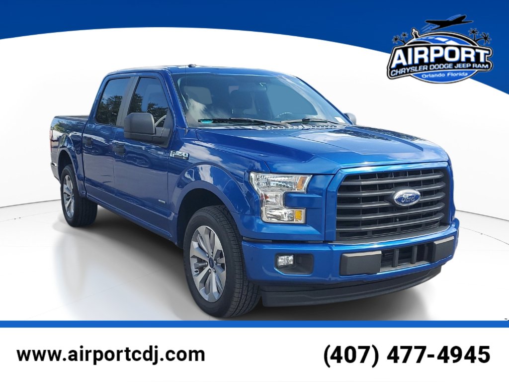 Lightning Blue 2017 Ford F-150 Pickup Truck 4X2 6-Speed Automatic