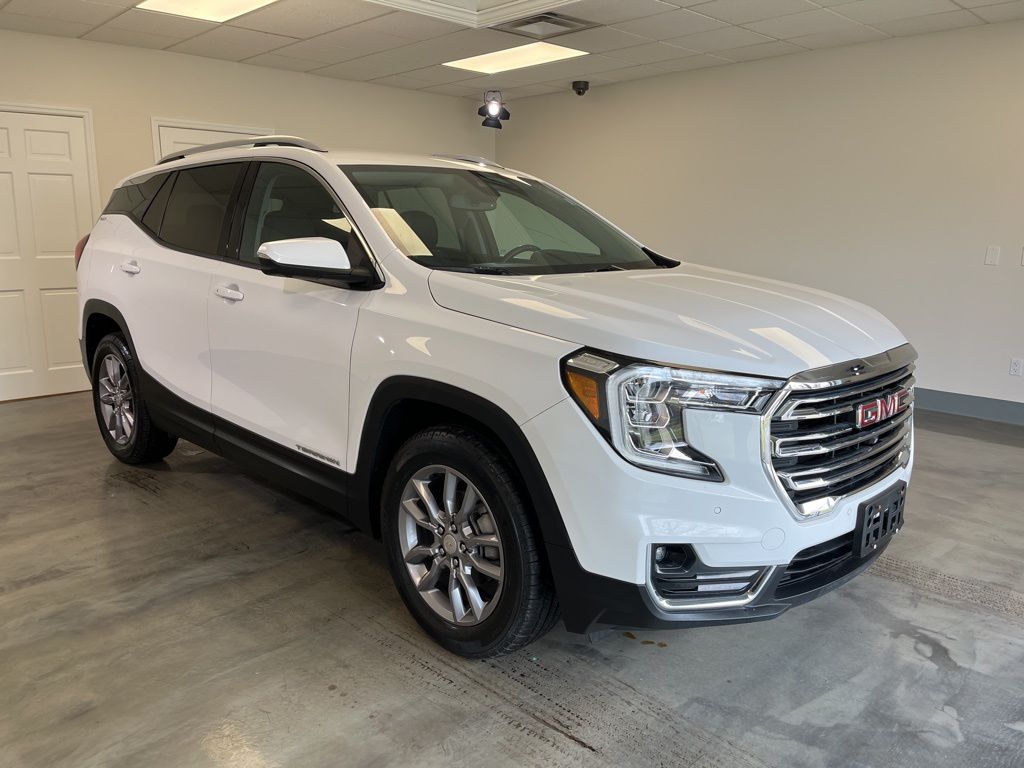 Summit White 2022 GMC Terrain SLT AWD SUV / Crossover All-Wheel Drive 9-Speed Automatic