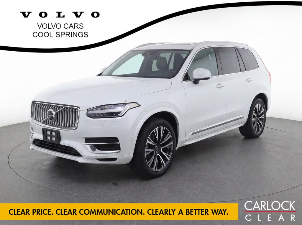 Crystal White Metallic 2023 Volvo XC90 SUV / Crossover All-Wheel Drive Automatic