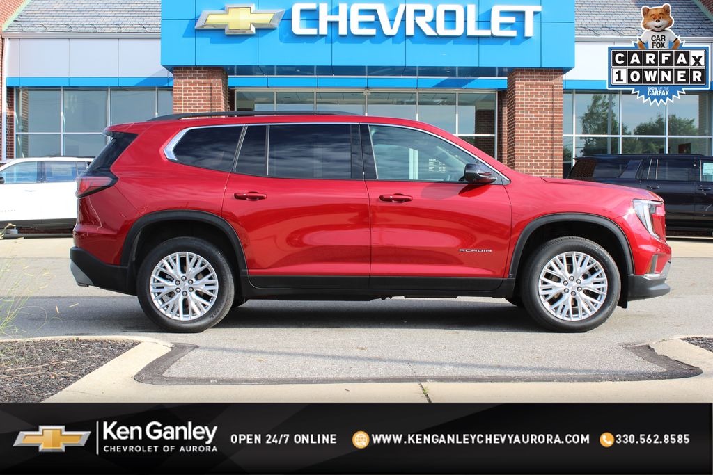 Volcanic Red Tintcoat 2024 GMC Acadia SUV / Crossover Front-Wheel Drive 8-Speed Automatic