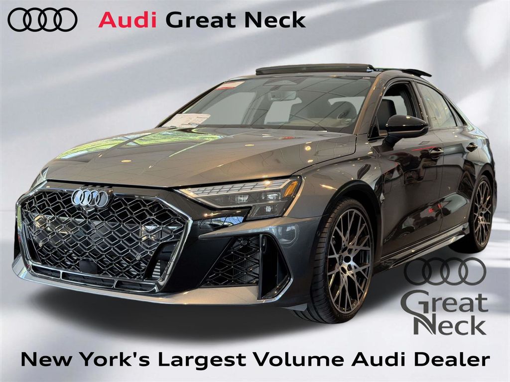 Daytona Gray Pearl Effect 2026 Audi RS 3 2.5T quattro Sedan All-Wheel Drive 7-Speed Automatic