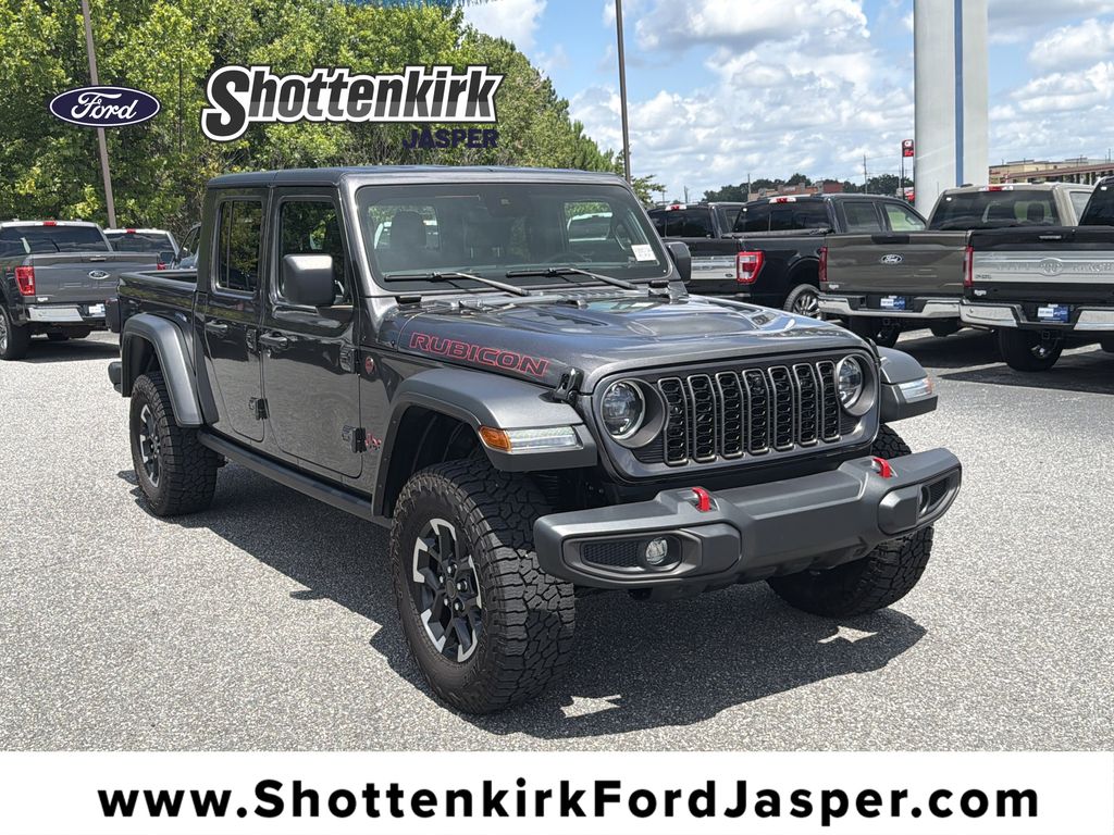 Gray (Granite Crystal Metallic Clearcoat) 2024 Jeep Gladiator Pickup Truck Four-Wheel Drive 8-Speed Automatic