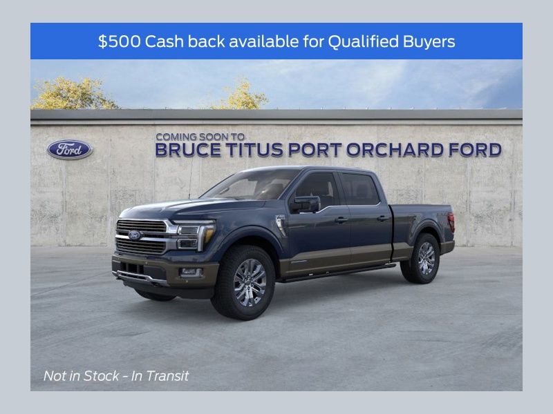 Antimatter Blue Metallic 2026 Ford F-150 King Ranch SuperCrew 4WD Pickup Truck Four-Wheel Drive Automatic