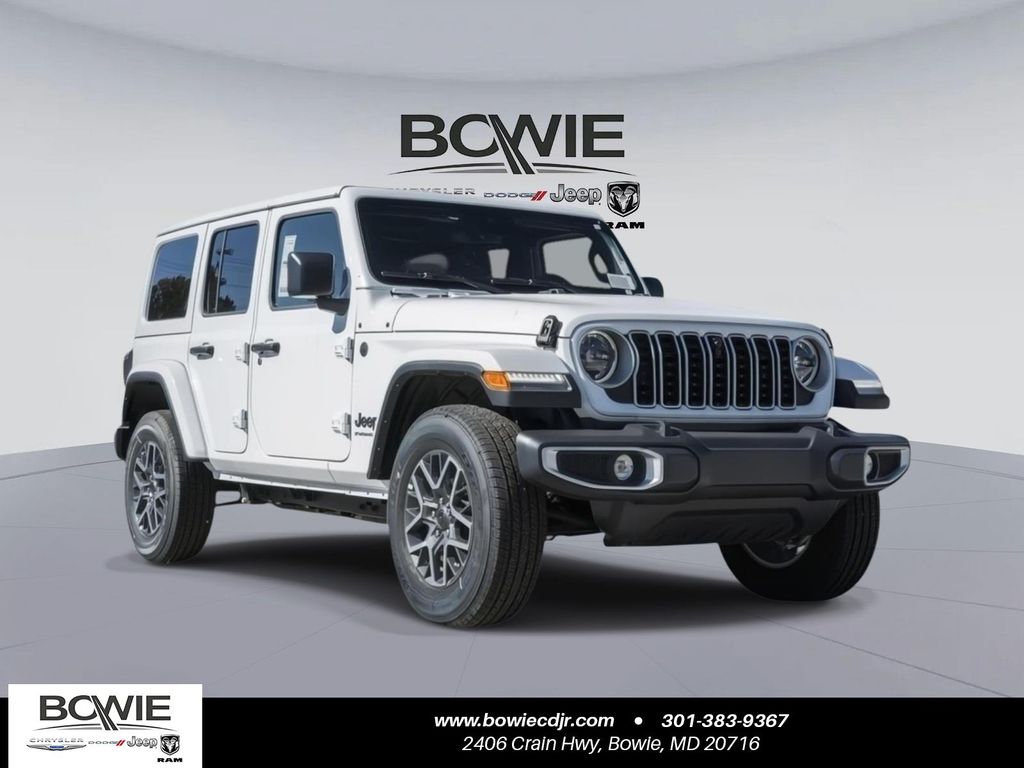 Bright White Clearcoat 2025 Jeep Wrangler SUV / Crossover Four-Wheel Drive 8-Speed Automatic