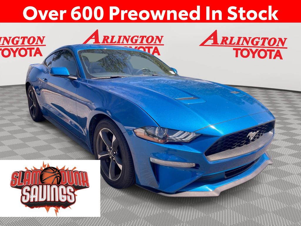Blue Metallic 2020 Ford Mustang EcoBoost Coupe RWD Coupe Rear-Wheel Drive Automatic