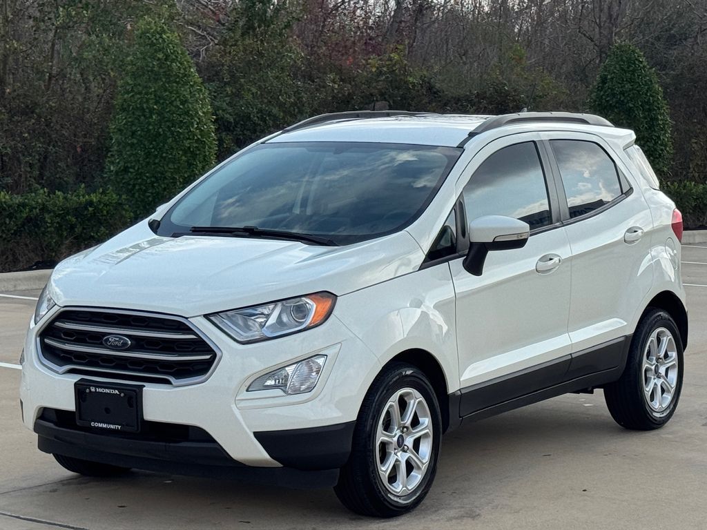 2021 Ford EcoSport SE White at Classic Chevrolet Galveston