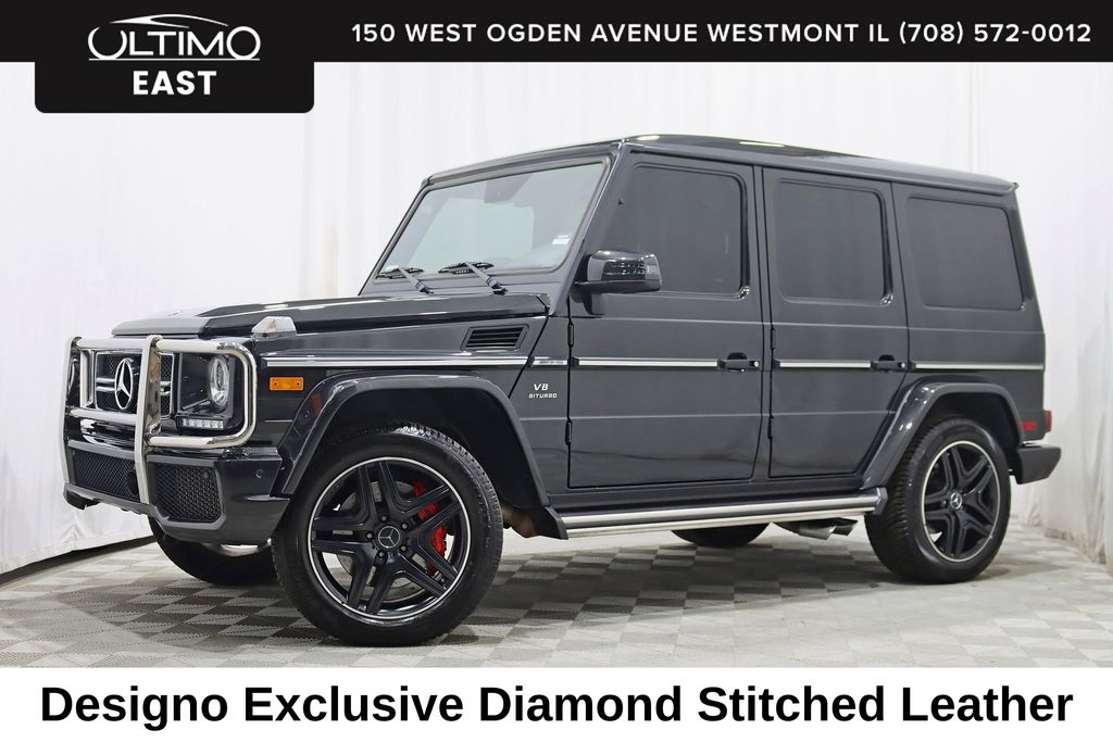 Gray (designo Platinum Black Metallic) 2018 Mercedes-Benz G-Class AMG G 63 4MATIC SUV / Crossover All-Wheel Drive 7-Speed Automatic
