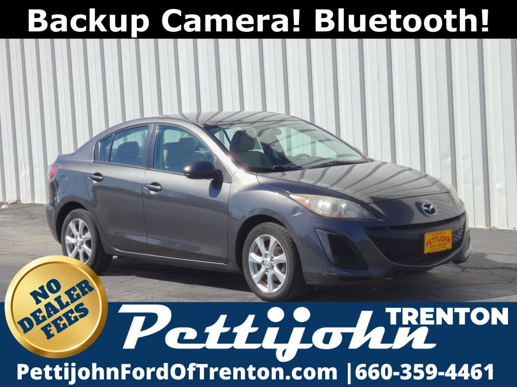 Gray (Graphite Mica) 2010 Mazda MAZDA3 i Touring Sedan Front-Wheel Drive 5-Speed Automatic