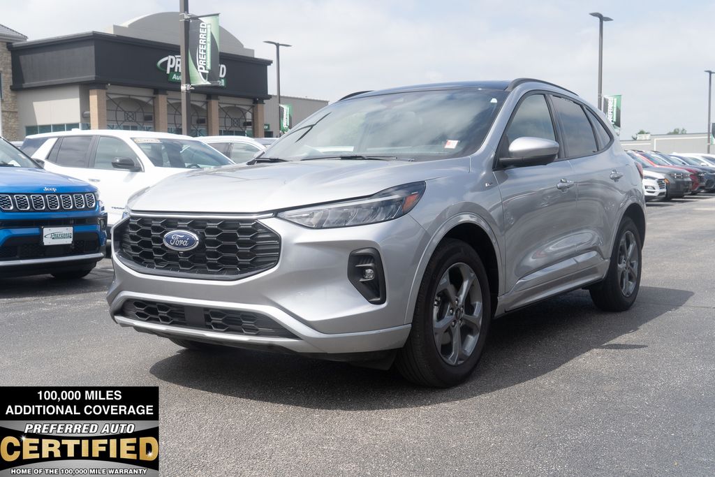 Silver Metallic 2023 Ford Escape SUV / Crossover All-Wheel Drive 8-Speed Automatic