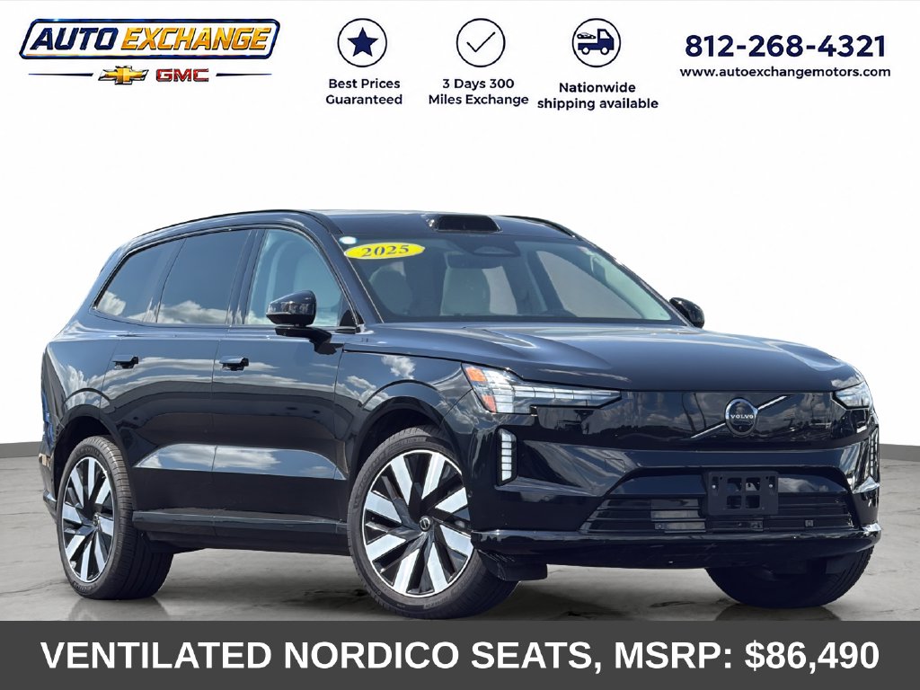 Onyx Black Metallic 2025 Volvo EX90 SUV / Crossover All-Wheel Drive 1-Speed Automatic