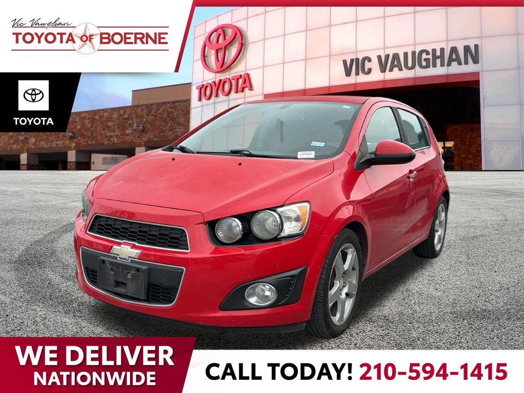 Red 2015 Chevrolet Sonic LTZ Hatchback FWD Hatchback Front-Wheel Drive 6-Speed Automatic
