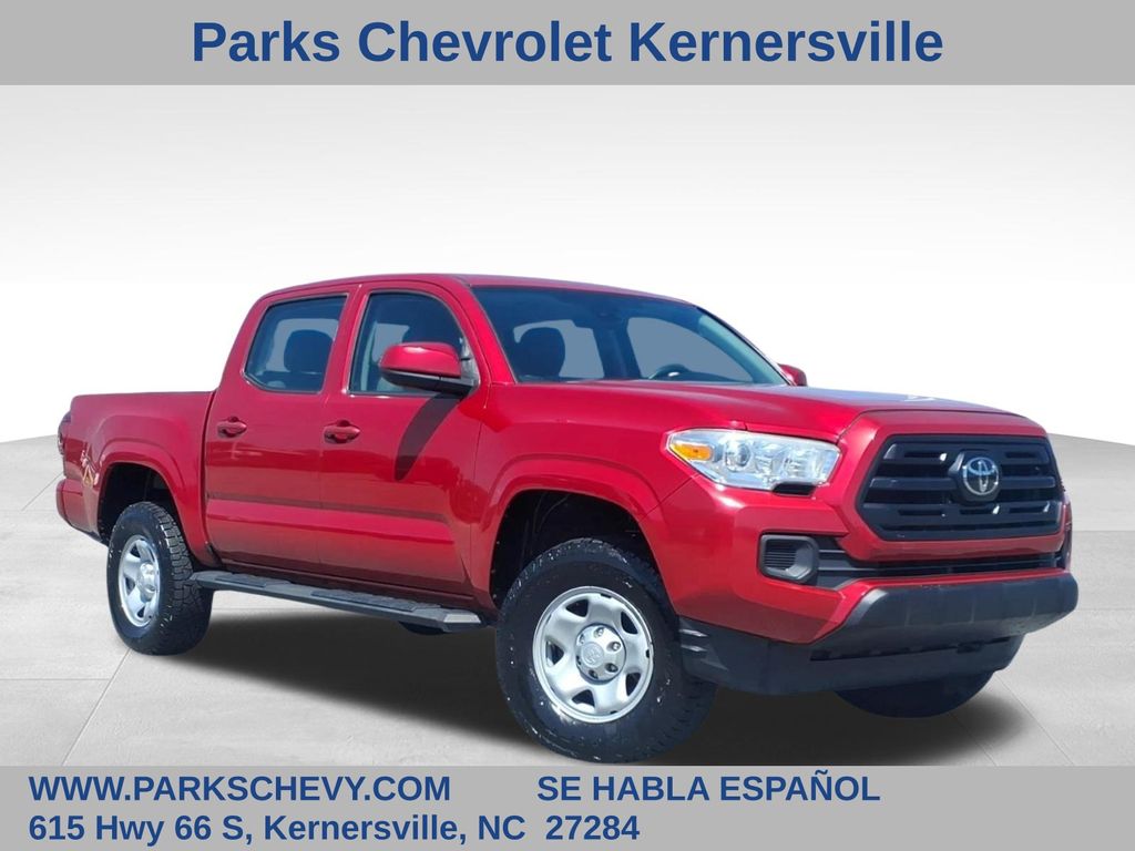 Barcelona Red Metallic 2018 Toyota Tacoma SR I4 Double Cab RWD Pickup Truck 4X2 6-Speed Automatic