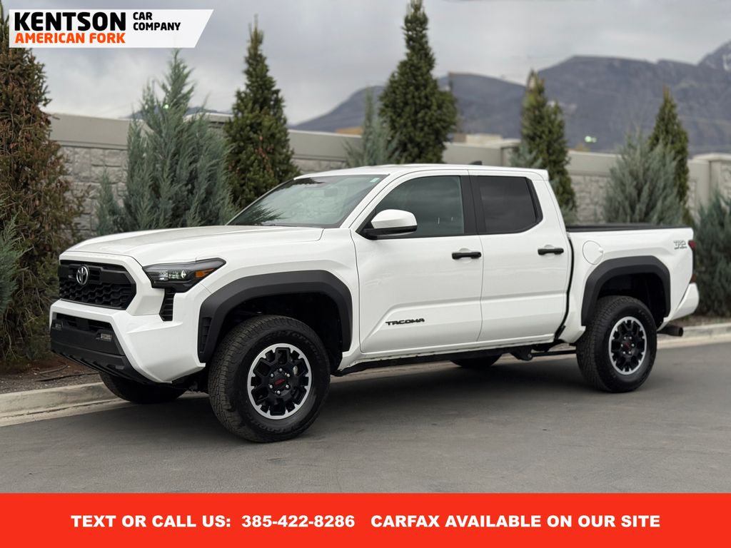 White 2025 Toyota Tacoma Pickup Truck 8-Speed Automatic