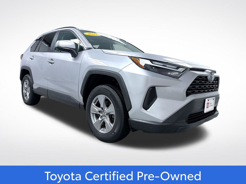 Silver 2022 Toyota RAV4 Hybrid SUV / Crossover All-Wheel Drive Continuously Variable Transmission