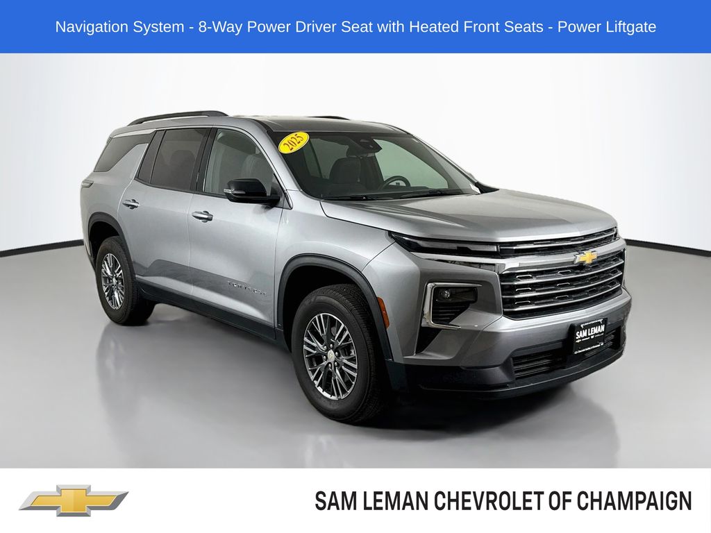 Sterling Gray Metallic 2025 Chevrolet Traverse SUV / Crossover Front-Wheel Drive 8-Speed Automatic