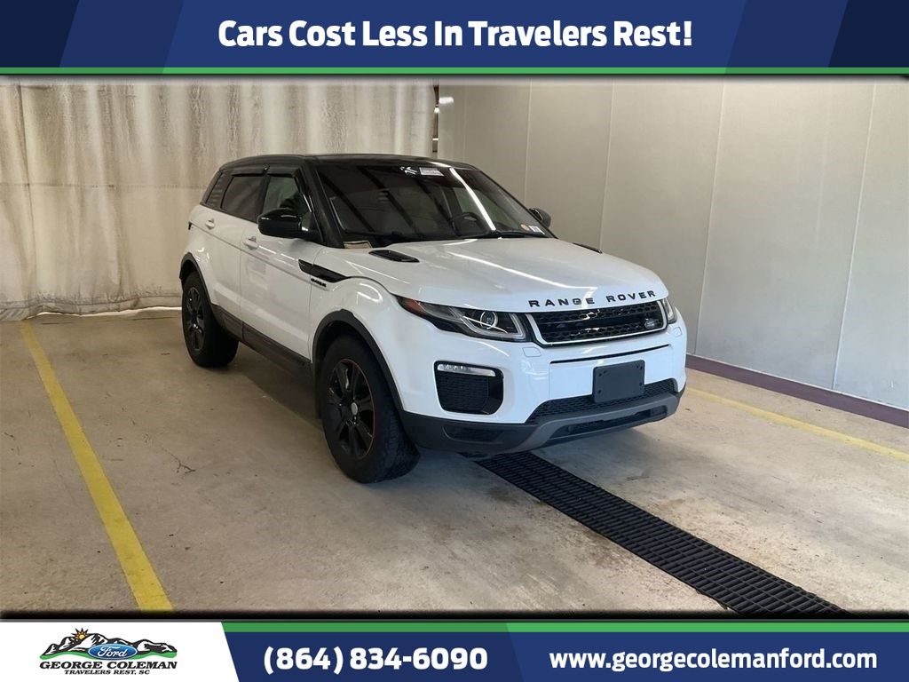 White 2017 Land Rover Range Rover Evoque SUV / Crossover All-Wheel Drive 9-Speed Automatic