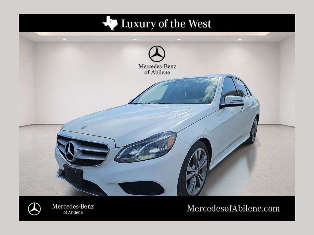 White 2016 Mercedes-Benz E-Class Sedan Rear-Wheel Drive 7-Speed Automatic