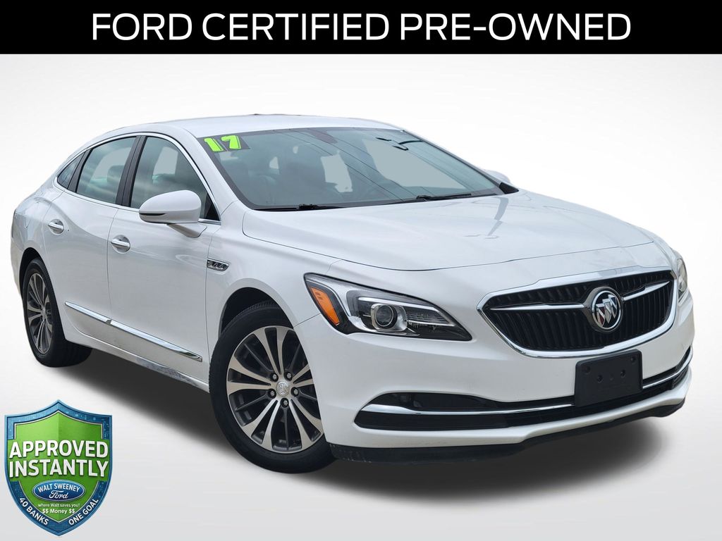 Summit White 2017 Buick LaCrosse Sedan Front-Wheel Drive 8-Speed Automatic