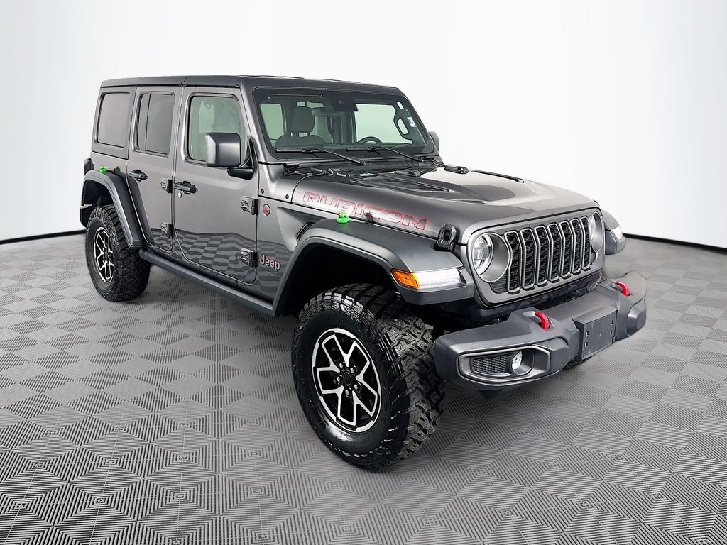 Gray (Granite Crystal Metallic Clearcoat) 2025 Jeep Wrangler Rubicon 4-Door 4WD SUV / Crossover Four-Wheel Drive 8-Speed Automatic