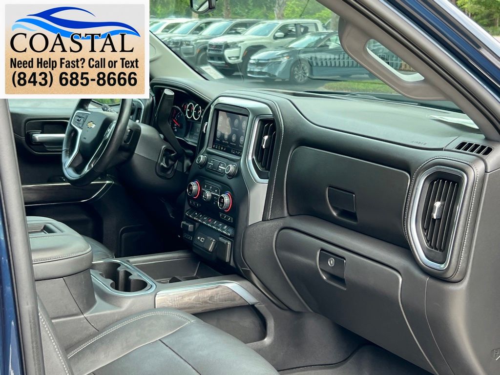 2021 Chevrolet Silverado 1500 LTZ Blue at Bob Mills Chevrolet