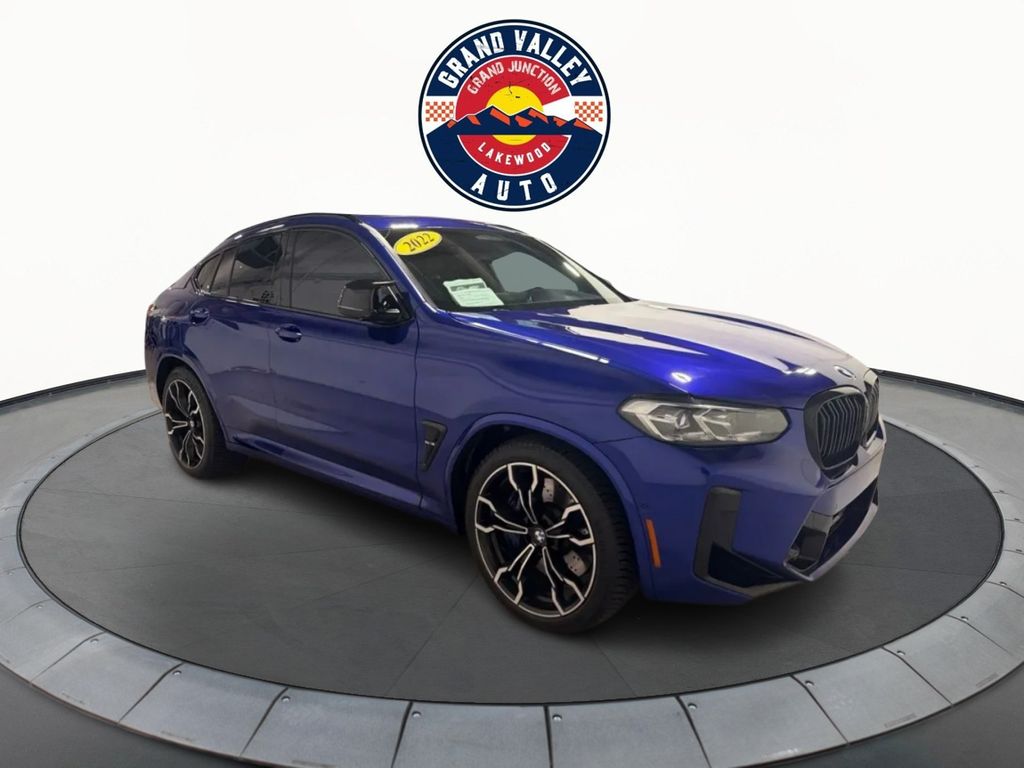 Marina Bay Blue Metallic 2022 BMW X4 M SUV / Crossover All-Wheel Drive Automatic