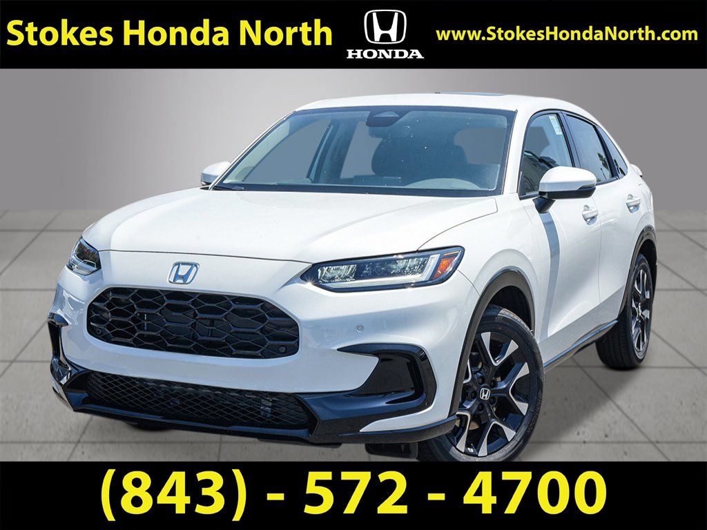 2026 Honda HR-V EX-L White at Stokes Honda North