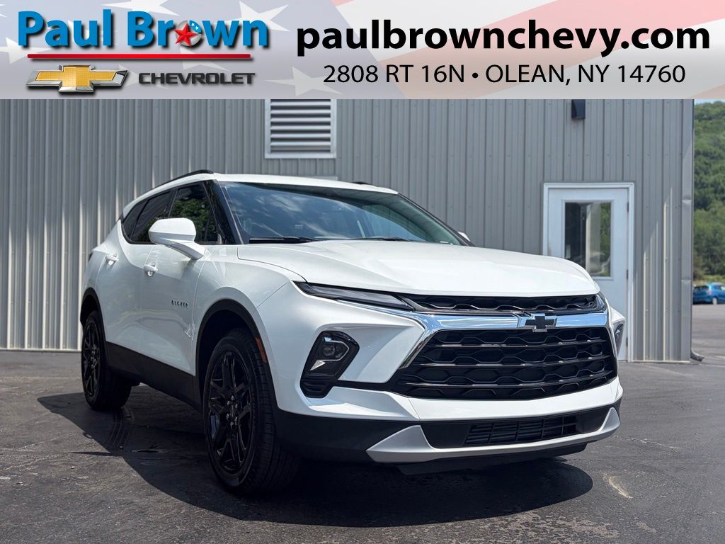 Summit White 2026 Chevrolet Blazer SUV / Crossover  9-Speed Automatic Overdrive
