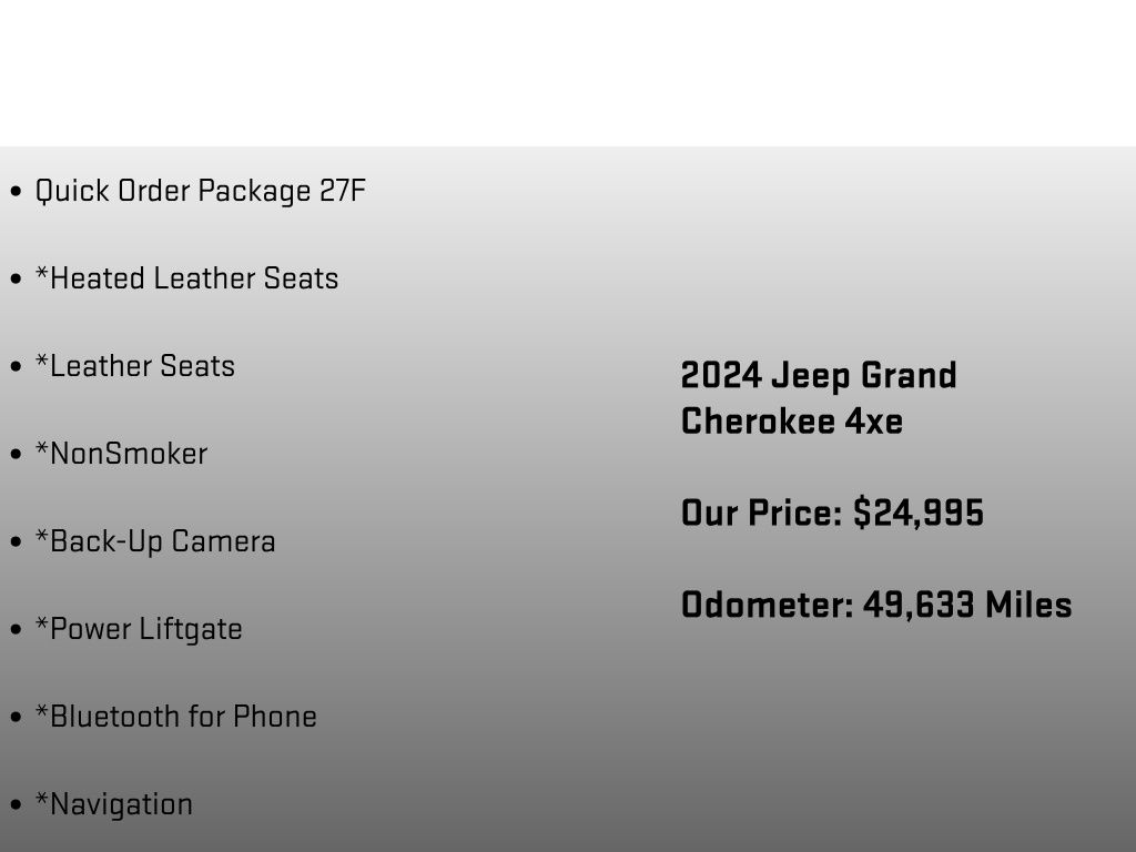 2024 Jeep Grand Cherokee 4xe Blue at South Hills CDJR
