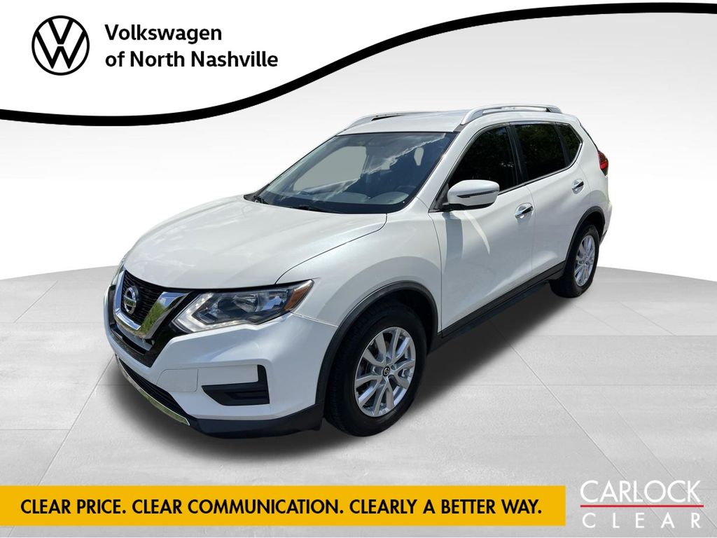 Pearl White 2017 Nissan Rogue SUV / Crossover Front-Wheel Drive Continuously Variable Transmission