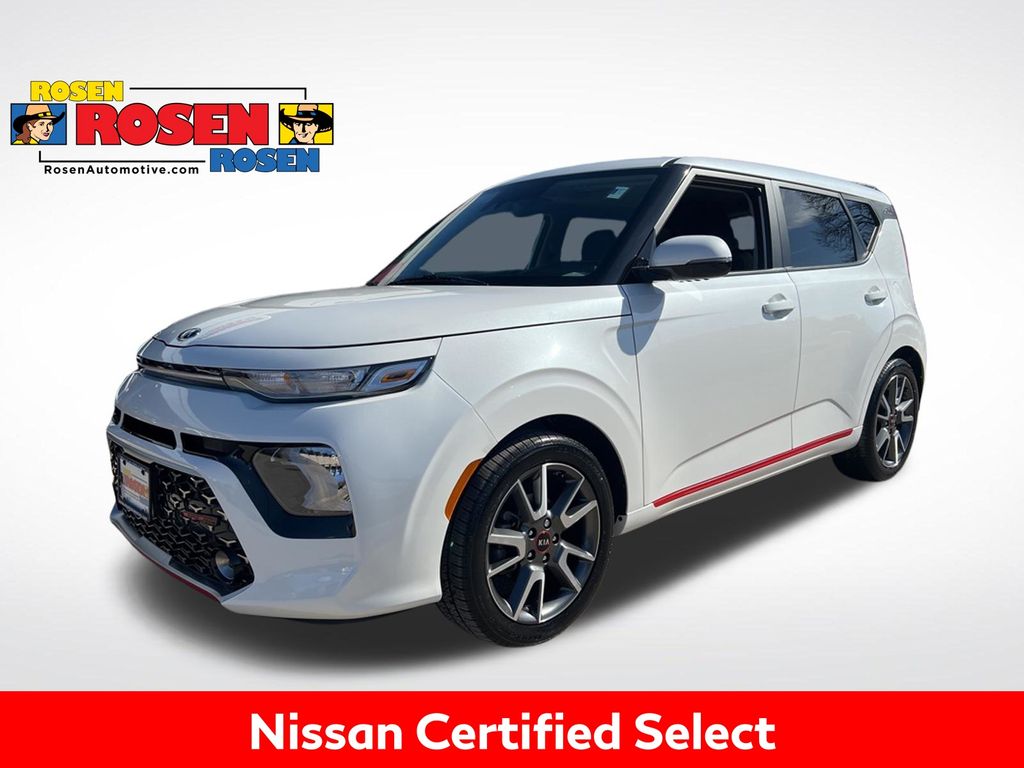 Snow White Pearl 2021 Kia Soul GT-Line FWD SUV / Crossover Front-Wheel Drive Continuously Variable Transmission