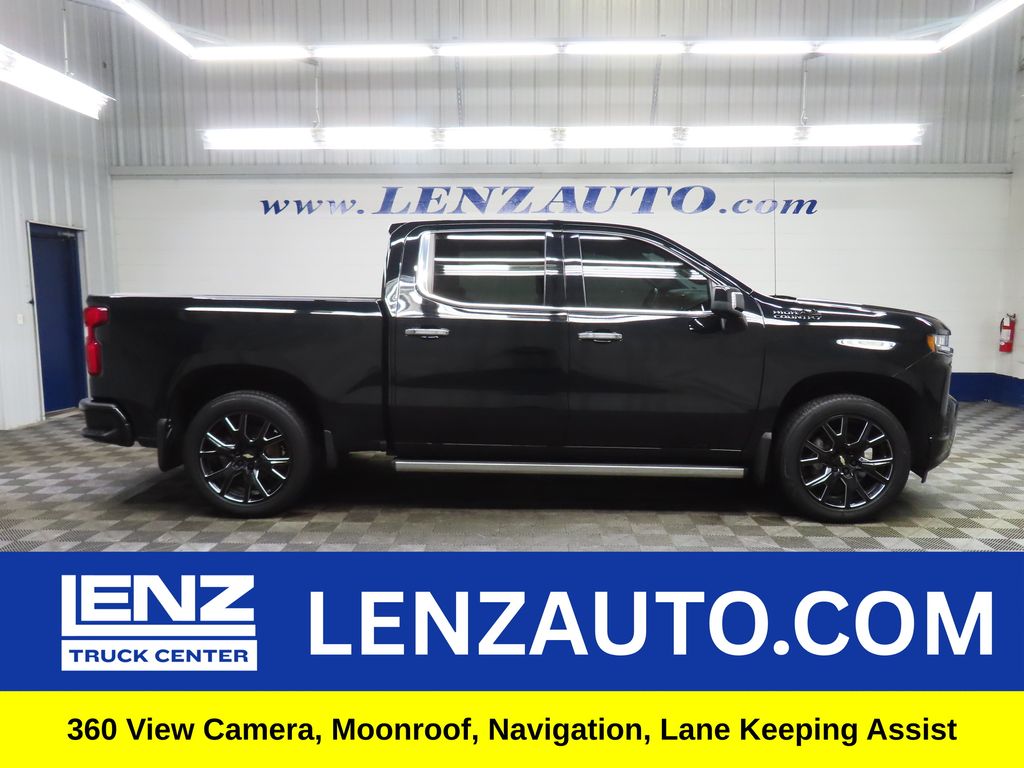 Black 2022 Chevrolet Silverado 1500 Pickup Truck Four-Wheel Drive Automatic