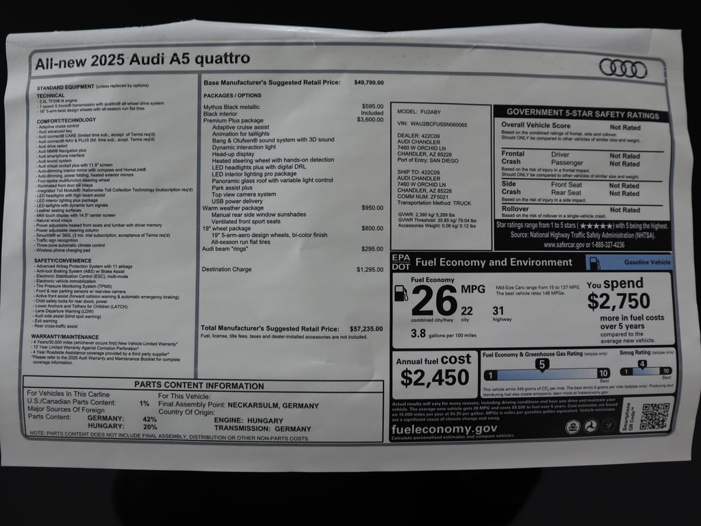 Thumbnail: 2025 Audi A5 - 9