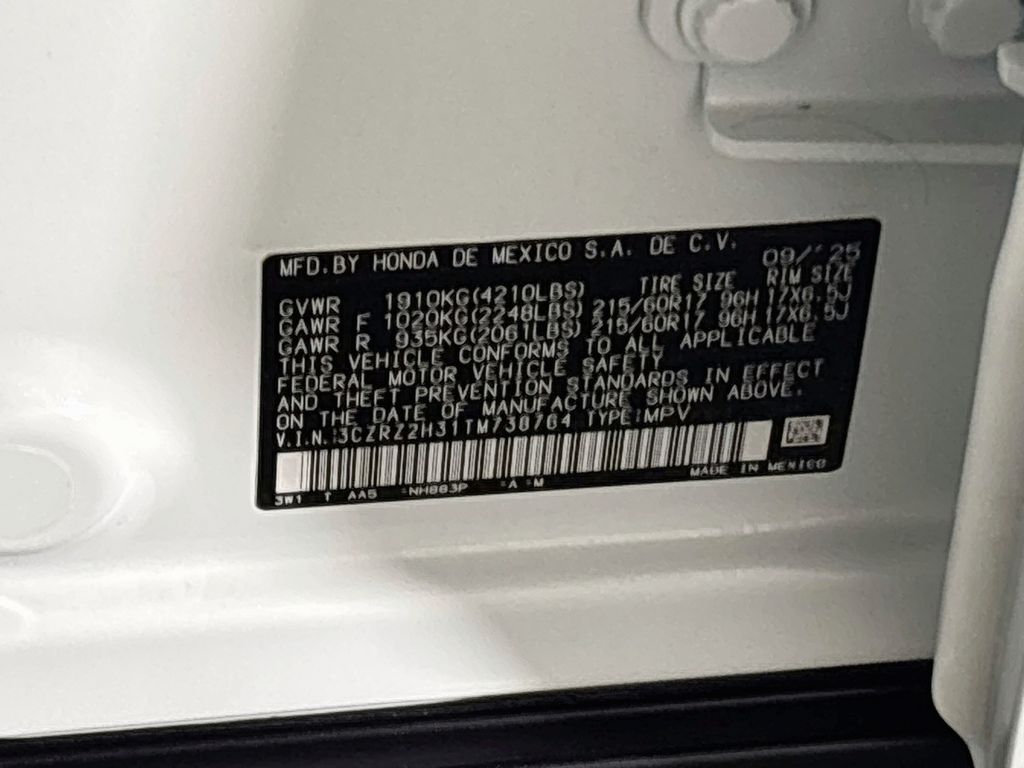 2026 Honda HR-V LX