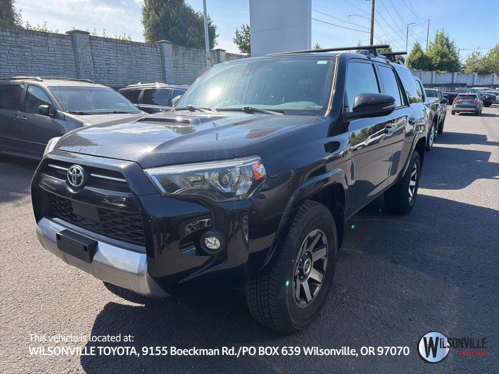 Midnight Black Metallic 2023 Toyota 4Runner TRD Off-Road Premium 4WD SUV / Crossover Four-Wheel Drive 5-Speed Automatic