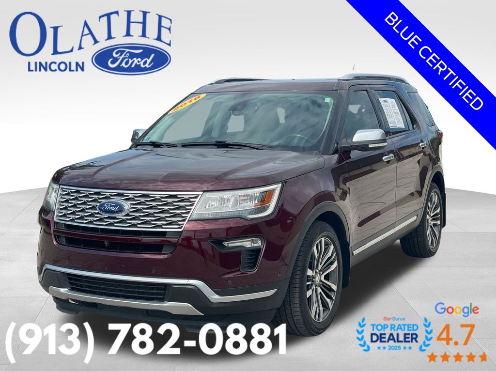 Red (Burgundy Velvet Metallic Tinted Clearcoat) 2018 Ford Explorer SUV / Crossover All-Wheel Drive 6-Speed Automatic