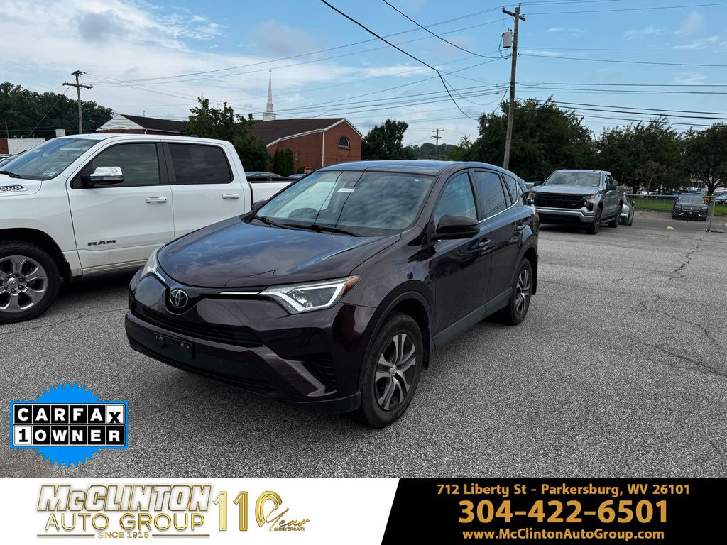 Black Currant 2018 Toyota RAV4 SUV / Crossover All-Wheel Drive 6-Speed Automatic