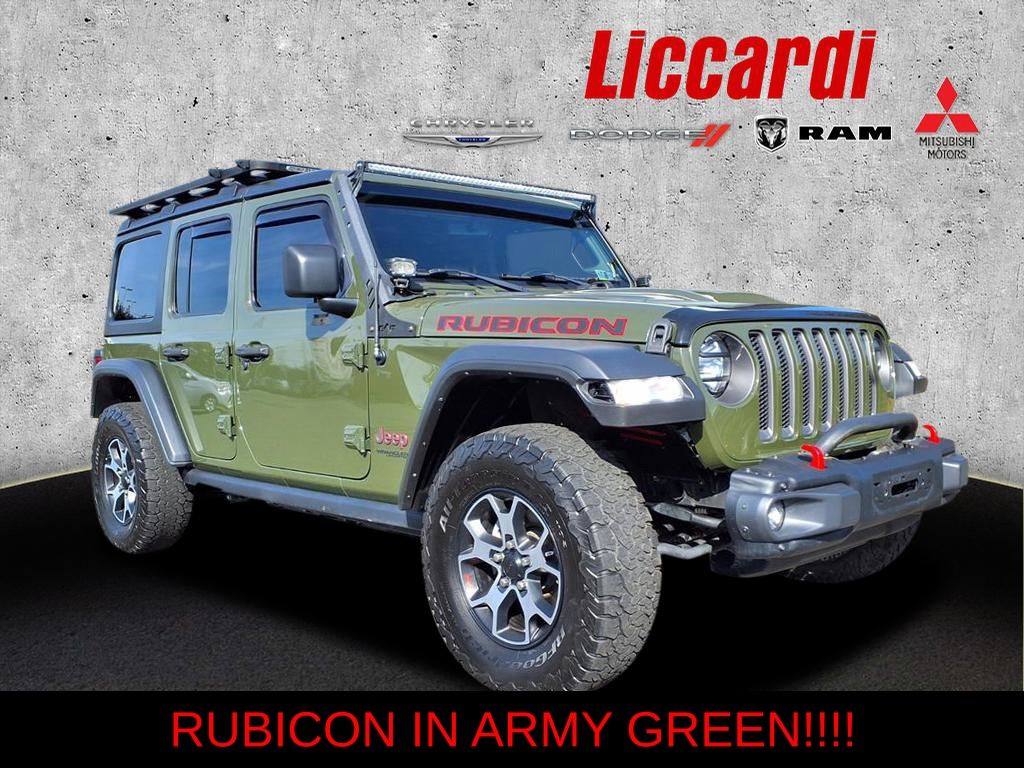 Sarge Green Clearcoat 2021 Jeep Wrangler SUV / Crossover Four-Wheel Drive 8-Speed Automatic