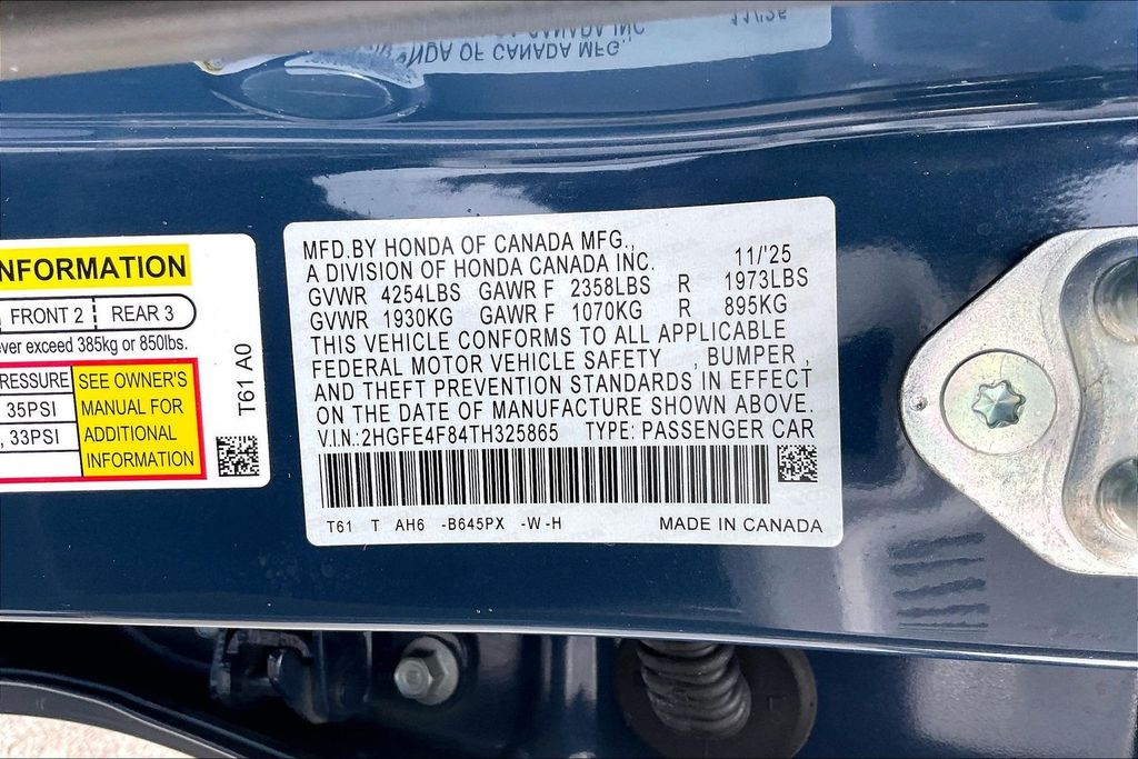 Used 2026 Honda Civic Hybrid Sedan