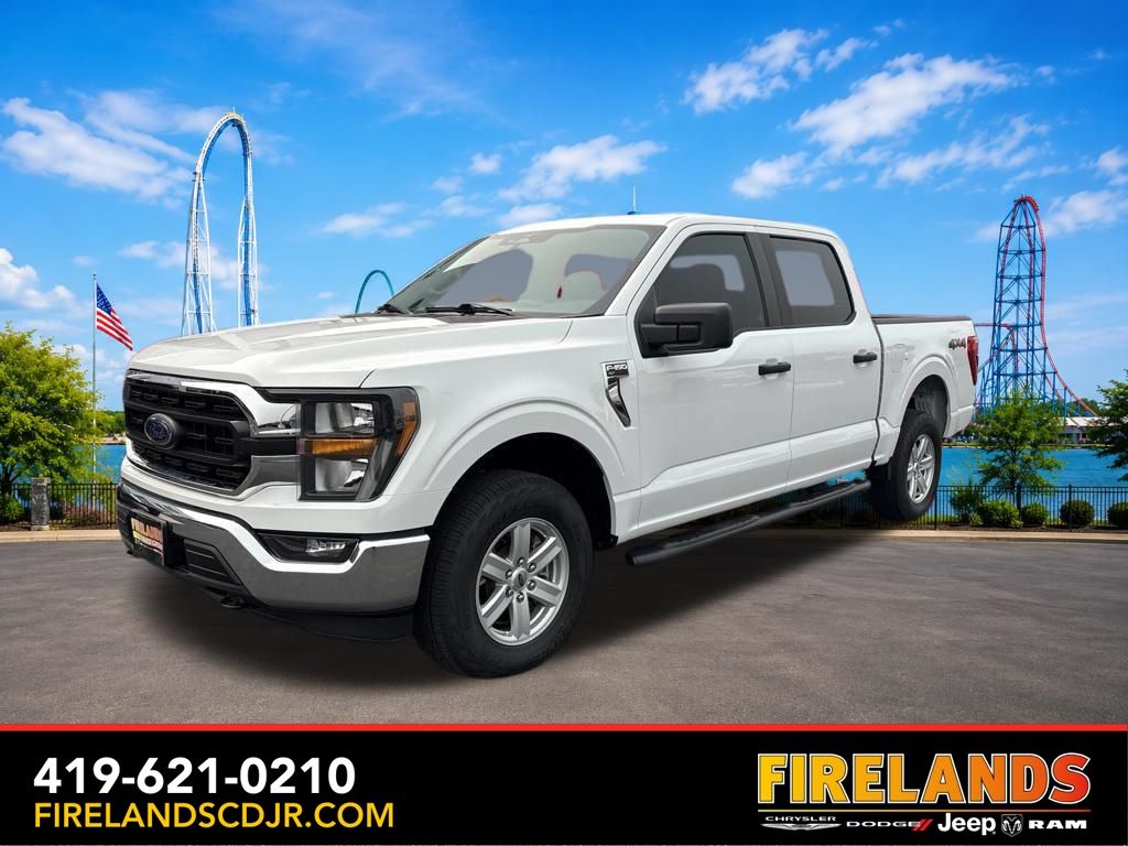 White 2023 Ford F-150 Pickup Truck Four-Wheel Drive Automatic