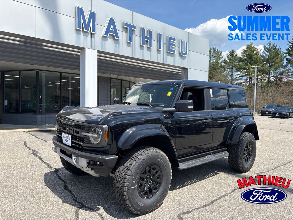 Shadow Black 2025 Ford Bronco Raptor SUV / Crossover Four-Wheel Drive Automatic