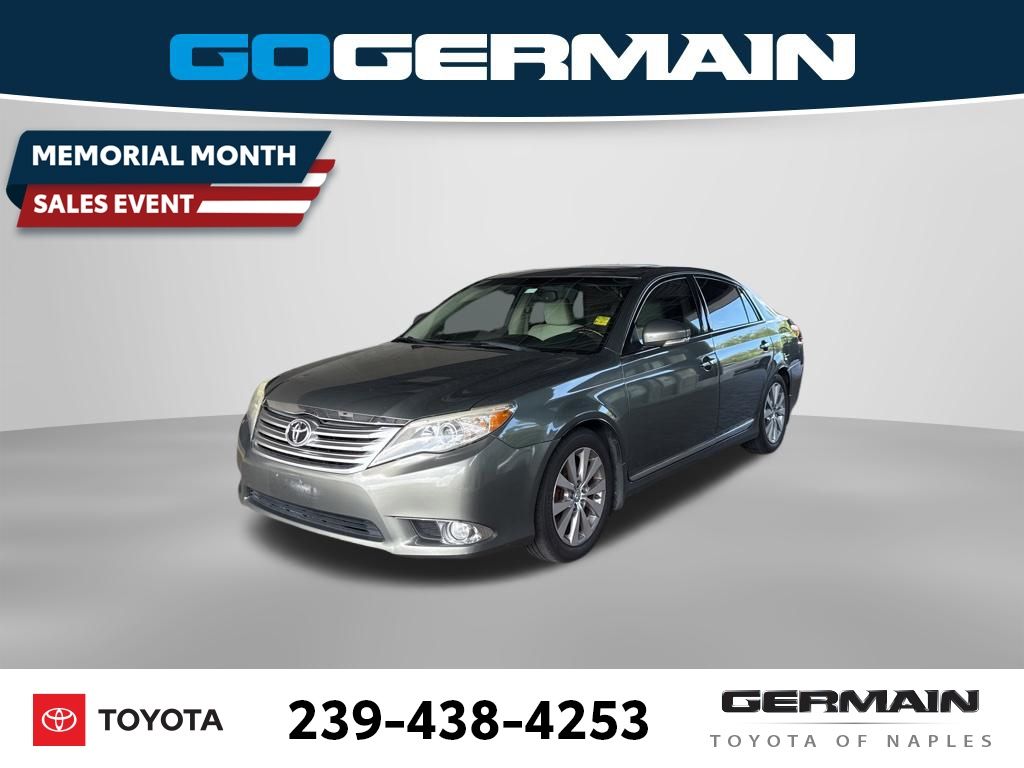 Light Green 2011 Toyota Avalon Limited Sedan Front-Wheel Drive 6-Speed Automatic