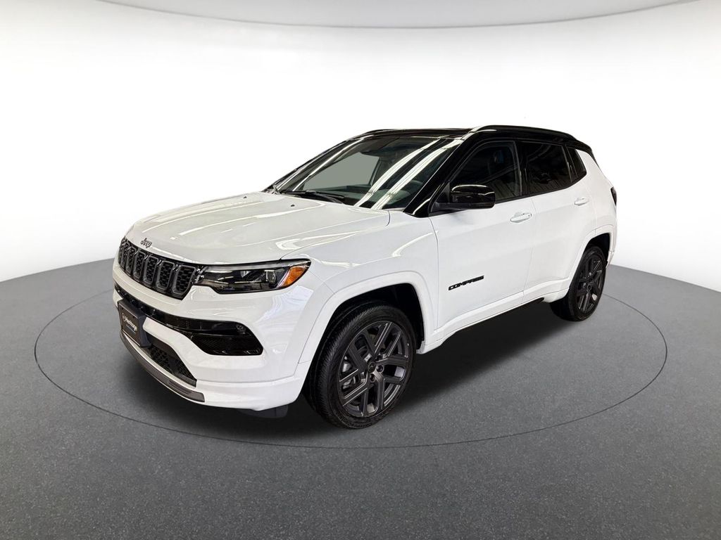 Bright White Clearcoat 2025 Jeep Compass Limited 4WD SUV / Crossover Four-Wheel Drive 8-Speed Automatic