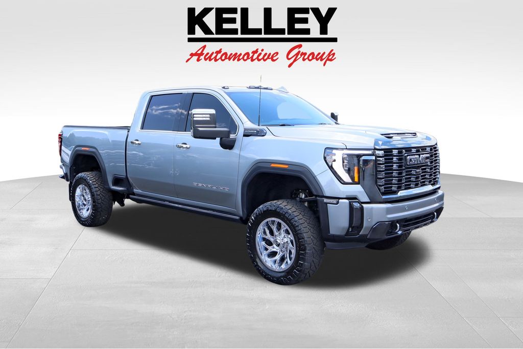 Sterling Metallic 2024 GMC Sierra 3500HD Denali Ultimate Crew Cab 4WD Pickup Truck Four-Wheel Drive Automatic